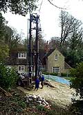 de-watering well drilling