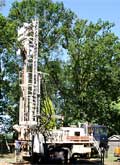 water well borehole drilling at wisley